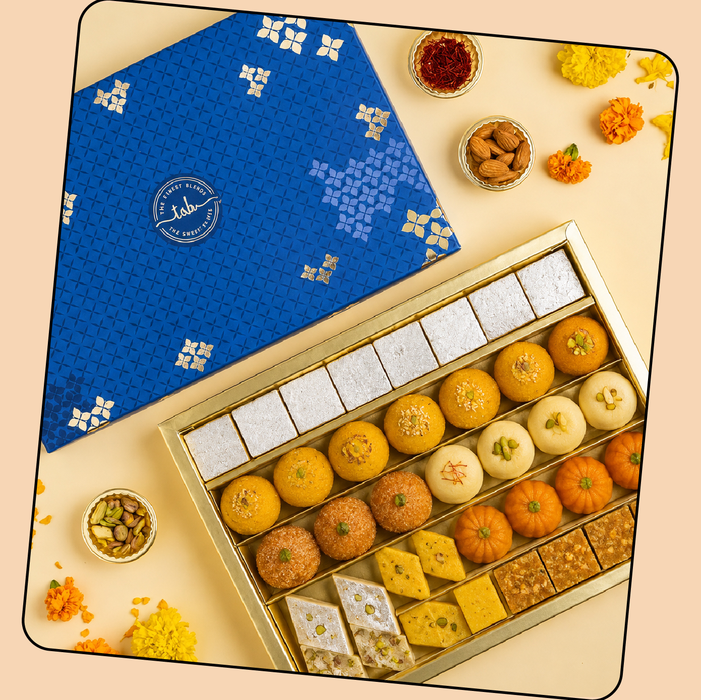 Gift Set-20.1: Assorted Ghee Sweets Suprabatham – 1/2 KG