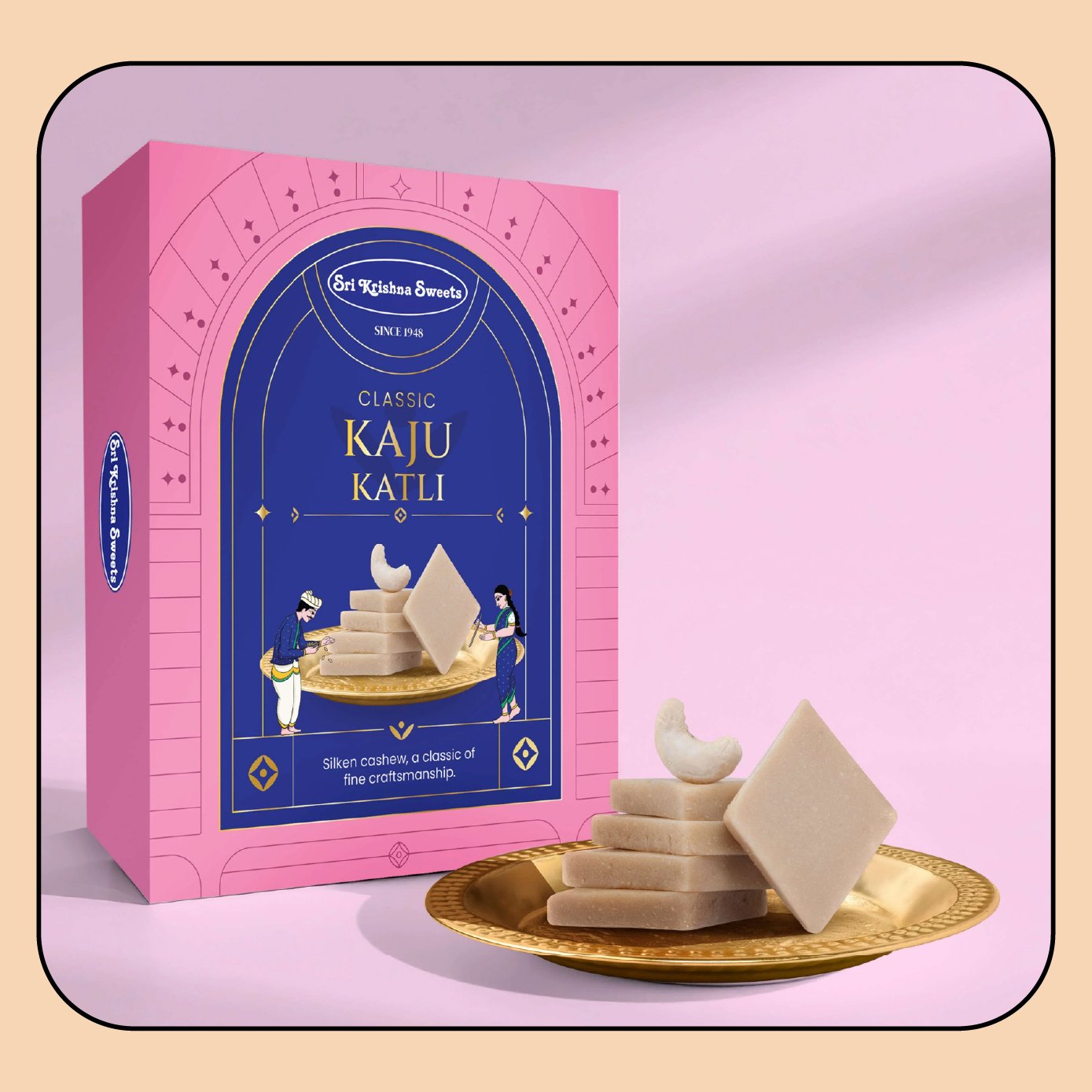 Gift Set-21.2:Kaju Sweets (Katli) – 1 KG